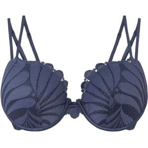 women'secret Beau soutien-gorge classique à armatures pour femme Bleu, Bleu (Azul Medio), 95D