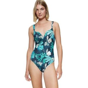 Summer Flower OWP Turquoise - Combinaison sombre, Turquoise - Combinaison sombre, 46