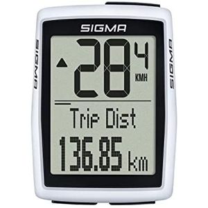 Sigma Bc 12.0 Wr fietsmeter, wit, één maat