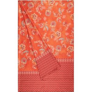 Bassetti CHIAIA 9328394 sjaal 100% katoen kleur Tangerine R1 maat: 270 x 270 cm