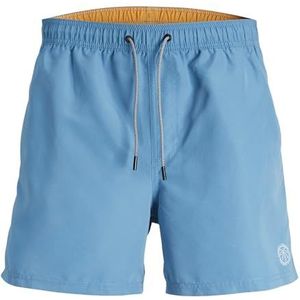 JACK & JONES JPSTFIJI JJSWIM Solid Zwemshorts voor heren, S, M, L, XL, XXL, Blauw