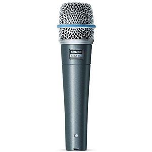 Shure BETA 57A instrumentmicrofoon – supercardioïde dynamische microfoon voor spraak- en instrumentele toepassingen met een krachtig neodymium-element