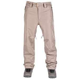 L1 Wagner's Signature Snowboardbroek voor heren, 20 lagen, regular fit, met ventilatieopeningen, Metaal/Zwart