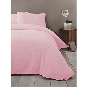 Rapport Beddengoedset van fleece, kingsize bed, roze