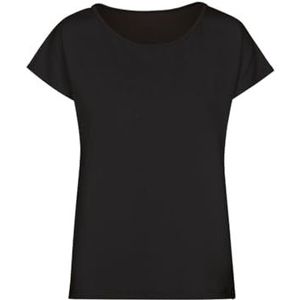 Trigema Dames-T-shirt van viscose, zwart (zwart 008)