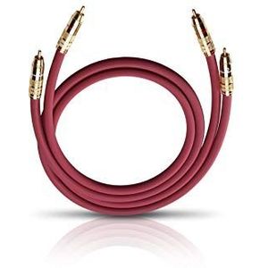 Oehlbach 2044 NF 214 Master Set kabel, 2 x 0,70 m, bordeauxrood