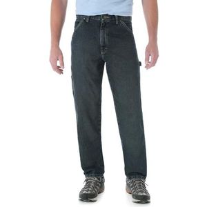 Wrangler Big Rugged Carpenter Herenjeans, donkerkwarts