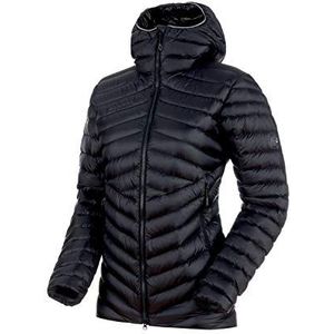 Mammut Broad Peak In Hooded Donsjas voor dames, zwart/Phantom