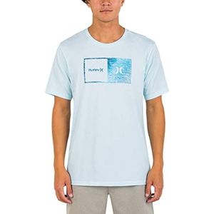 Hurley EVD Wash Halfer Gradient T-shirt voor heren, blauwgroen getint