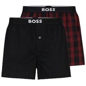 BOSS Pyjama voor heren, Dark Red602