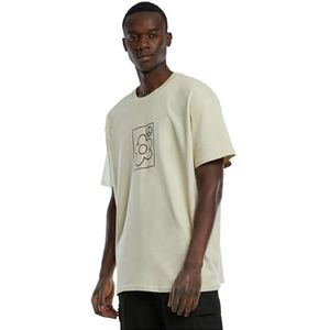 Mister Tee Mt3311-more Peace Oversize T-shirt voor heren (1 stuk), Zand