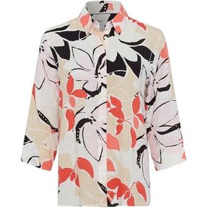 BRAX Style.Vicki Pure Linnen Print Damesblouse, 45 watermeloen, 46