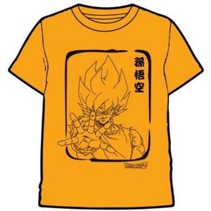 Toei Animation T-shirt Goku Dragon Ball Z voor volwassenen, meerkleurig, Eén maat, Meerkleurig