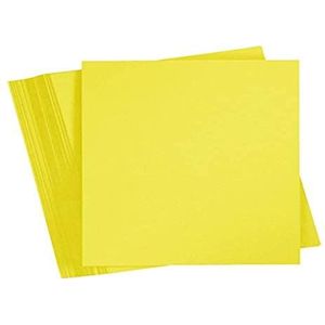 Gekleurd karton DIN A4 210 x 297 mm, 180 g, zonnegeel, 100 vellen