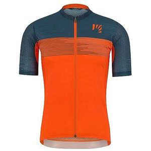 KARPOS T-shirt en jersey Green Fire pour homme, Tangerine T/Espace extra-atmosphérique, XXL