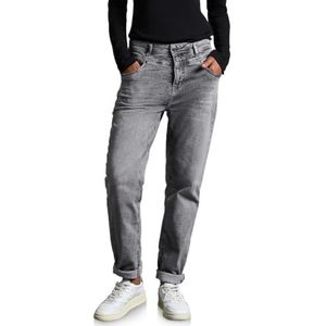 STREET ONE Jean coupe décontractée, Gris clair Net Wash, 28W / 30L