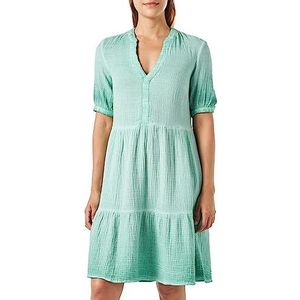 s.Oliver Korte jurk dames korte jurk, Blauw/Groen