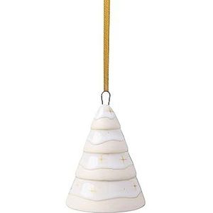 like. by Villeroy & Boch – Winter Glow spar ornament, premium porselein kerstdecoratie, boom decoratie