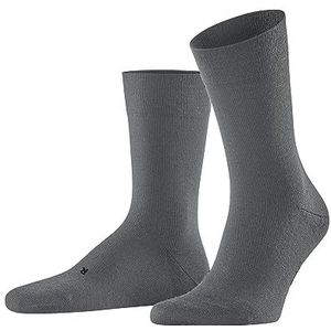 FALKE Stabilizing Wool Everyday stabiliserende sokken met compressiezone rond de enkel effen ademend klimaatregulerend geurremmende wol 1 paar, Grijs (Dark Grey 3070)