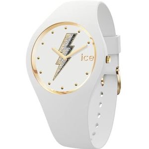 Ice-Watch - ICE glam rock Electric white - Wit damenhorloge met siliconen armband - 019857 (Small)