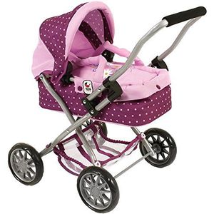 Bayer - 55529 – kinderwagen voor poppen – Smarty – 56 cm lilac/roze