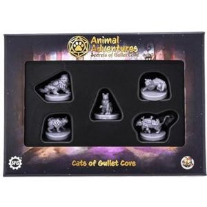 Steamforged Animal Adventures: Secrets of Gullet Cove - Miniatuurkatten 5E compatibel met rollenspellen