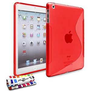 Muzzano Beschermhoesje voor Apple iPad Mini 3 [Le S Premium] [rood] + stylus en reinigingsdoekje van Muzzano® - ultieme bescherming voor uw Apple iPad Mini 3