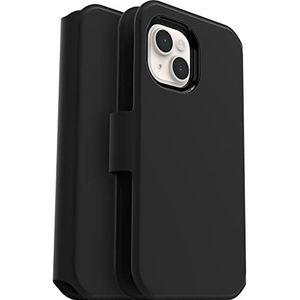 OtterBox Strada Via beschermhoes voor iPhone 14, schokbestendig, valbescherming, dun, zacht, met kaartsleuven, 2 militaire standaardtests, zwart