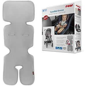 Reer TravelKid Breeze 86131 Ademend zitkussen voor kinderwagen, kinderwagen, fietszitje en