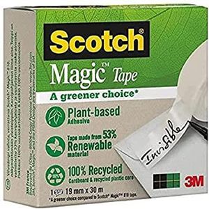 Scotch Magic plakband, 19 mm x 30 m, transparant