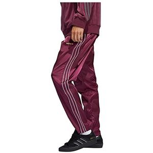 adidas heren satijn tp broek, Victory Crimson/Wonder Wit