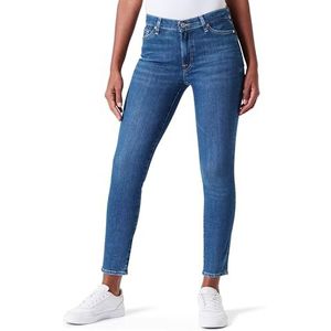 7 For All Mankind Jean skinny Sliillsat pour femme, Bleu moyen., 29