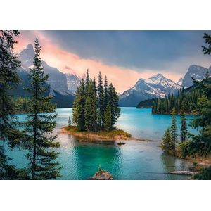 Ravensburger - Puzzel voor volwassenen - Puzzel 1000 stukjes - Canada, Maligne Lake - Volwassenen en kinderen vanaf 14 jaar - Hoogwaardige puzzel - 80495 - Evasion