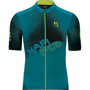 Karpos Jump Jersey T-shirt voor heren, Print 1 email B/Refl.pond/Yel