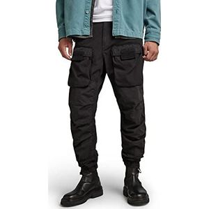 G-STAR RAW 3D Straight Tapered Cargo broek voor heren, zwart (Dk Black Gd D385-b564)