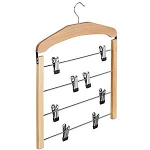 Relaxdays Meervoudige kleerhanger van hout