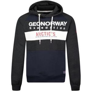 Geogrphical Norway Gentil_Men Sweatshirt met capuchon, heren, blauw, S, Blauw