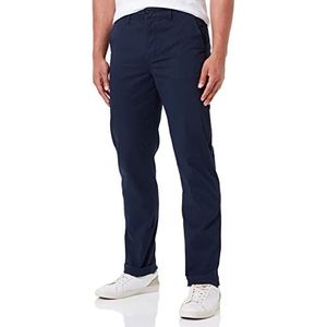 WHITELISTED Klassieke chino broek voor heren, donkerblauw, 34 W / 32 L, Donkerblauw