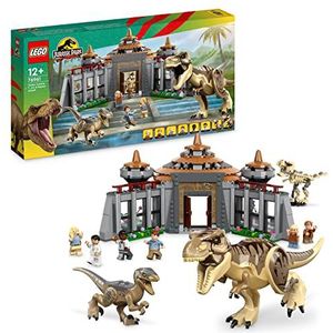 LEGO Jurassic Park 76961 Het bezoekerscentrum: de aanval van T. Rex en Velociraptor, speelgoed