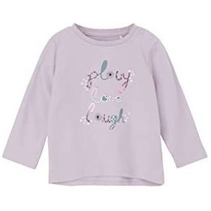 s.Oliver Lange mouwen baby meisjes shirts, paars/roze