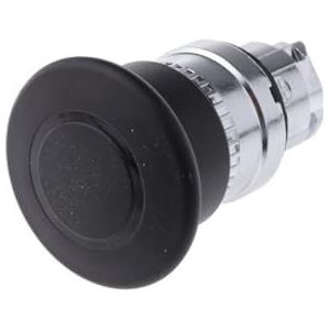Schneider Electric, Harmony ZB4BT2 paddenstoelknop, Ø 40 mm, zwart