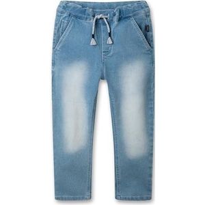 Sanetta Pure Jean denim pour garçon | Pantalon tissé pratique et confortable en mélange de coton pour garçons. Vêtements pour bébés et enfants, bleu, 68