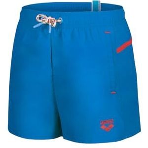 arena Boy's Arena Pro_file Beach Shorts voor jongens, Blue Lake-calypso Coral