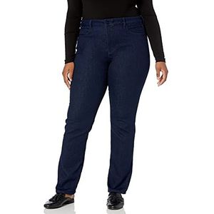 NYDJ Plus Size Marilyn Straight Leg Damesjeans, uitspoelen