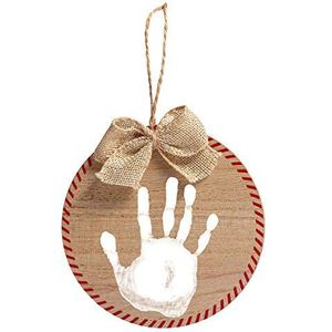 Pearhead Fill In Print Ornament, Vakantie Ornament voor Newborns, Uitbreiding Moeder en Vader Gift, Kerstcadeau voor Ouders To Be, Vakantie Craft For Kids