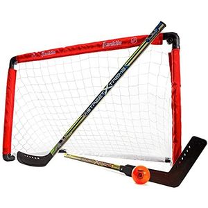 Franklin Sports NHL hockeytor met 2 hengels 91,4 cm - jeugdhockeypoort set - officieel NHL product