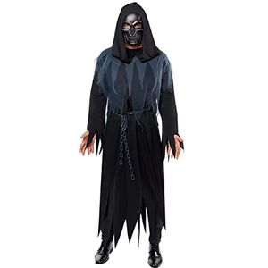 amscan Halloween kostuum voor heren, Magere Hein, 9917948, meerkleurig, XL