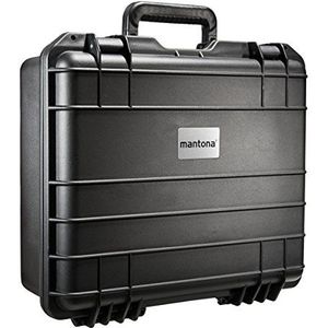 Mantona 4056929210231, Outdoor Schutz-Koffer M+,Zwart