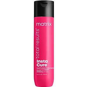 Matrix, Anti-breuk shampoo voor droog en beschadigd haar, reinigt en versterkt, verrijkt met vloeibare eiwitten, Total Results, Instacure, 300 ml