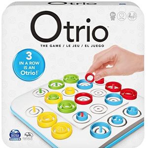 OTRIO – nieuwe editie van het strategisch gezelschapsspel voor het gezin – lijn de pionnen uit in een gemoderniseerde versie van de Morpion in de vorm van een bordspel – multiplayer – kinderspel vanaf